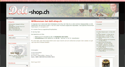 Desktop Screenshot of deli-shop.ch